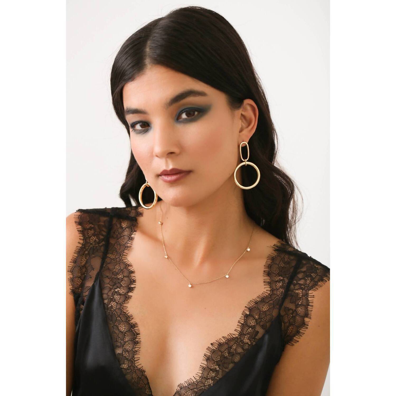 New Miranda Frye Audrey Earrings In Gold — image 3 of 3